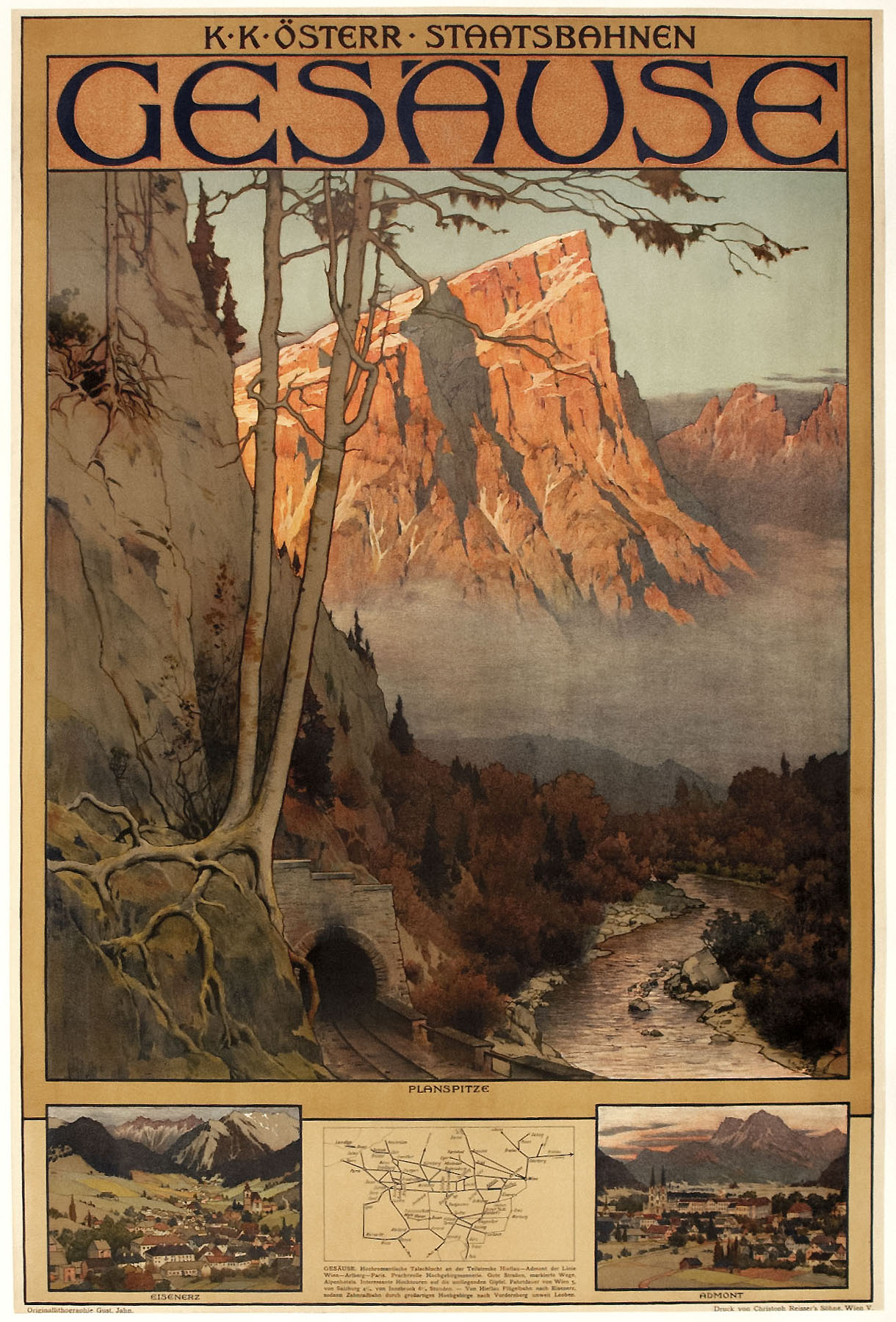 1905 Gesause, in the Austrian Alps, is a climber's